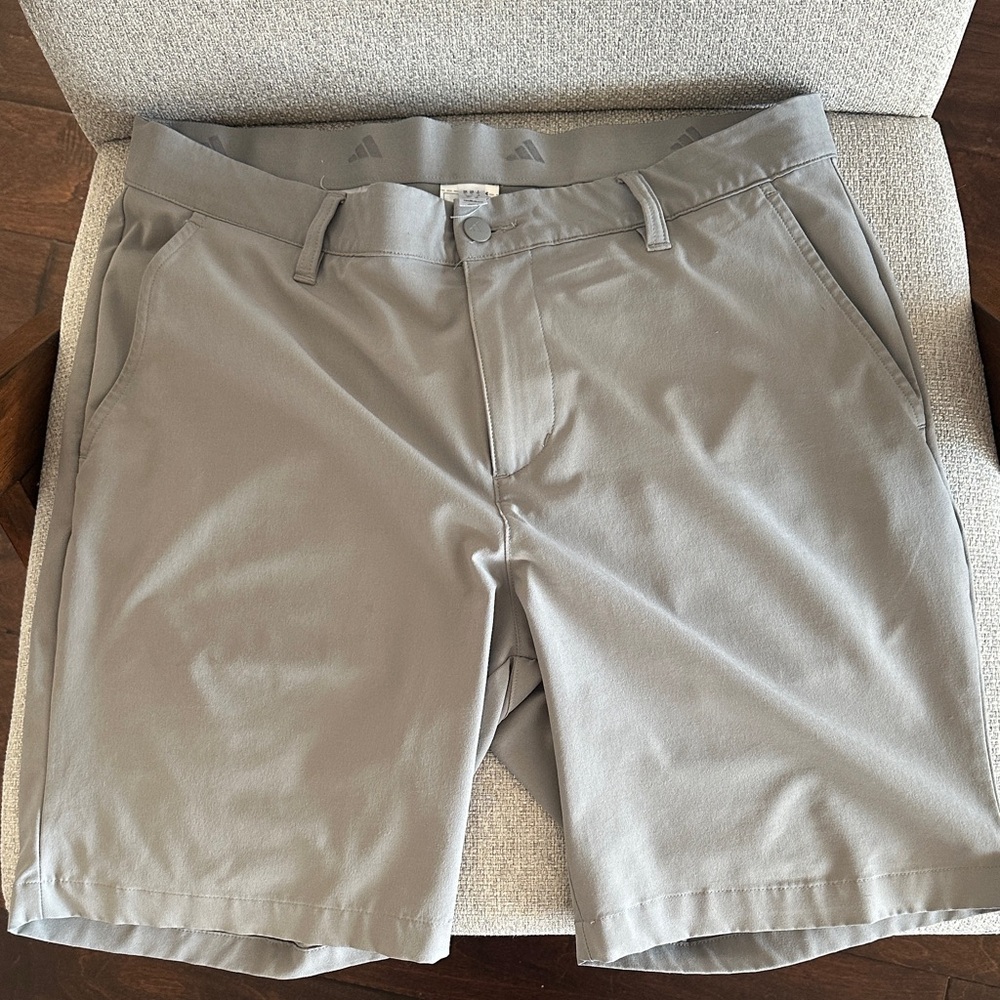 adidas Men's Gray Golf Shorts